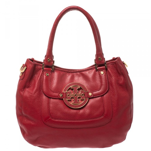 Tory Burch Handbags - Excellent Condition! Authentic Tory Burch Red Amanda Shoulder Bag